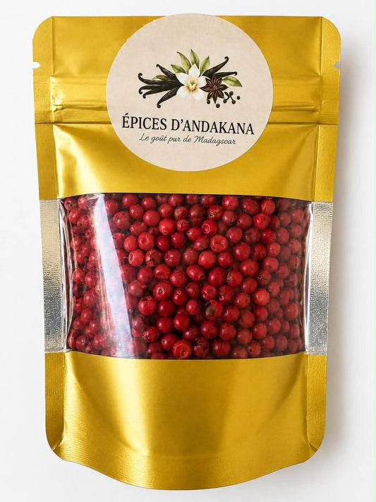 Baie rose Qualité gourmet de Madagascar - 100g